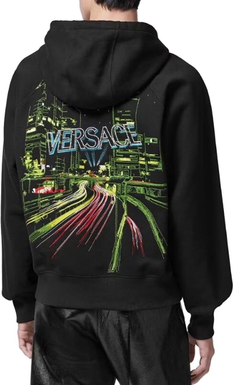 Versace Versace Hooded Sweatshirt Zwart