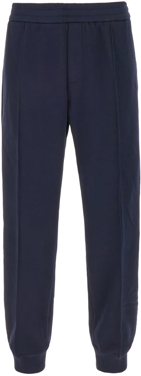 Versace Versace Midnight blue cotton joggers Blauw