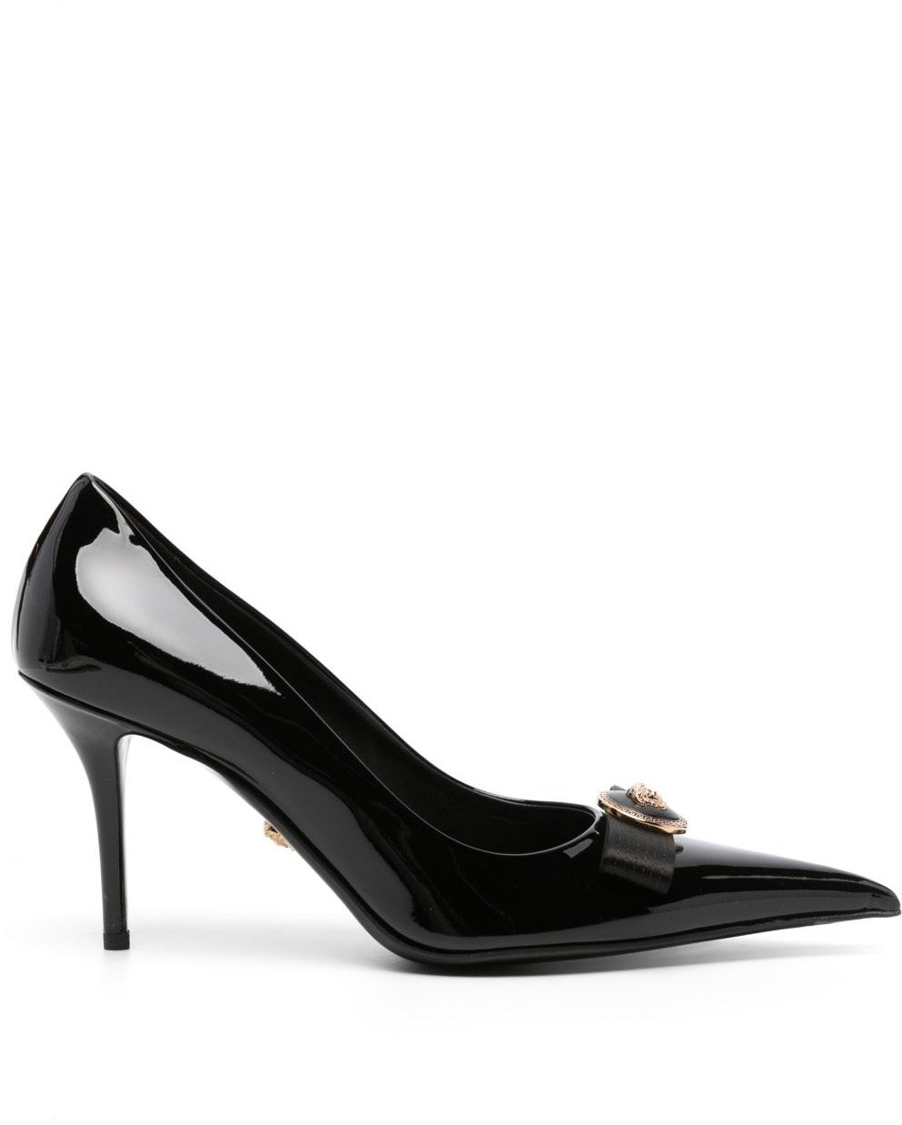 Versace With Heel Black Zwart