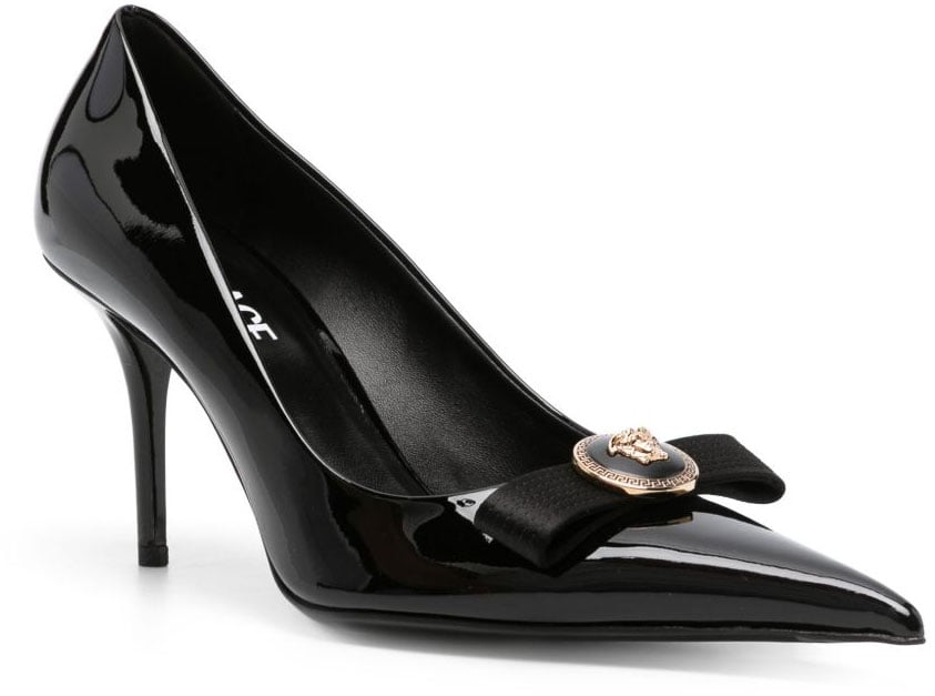 Versace Versace With Heel Black Zwart