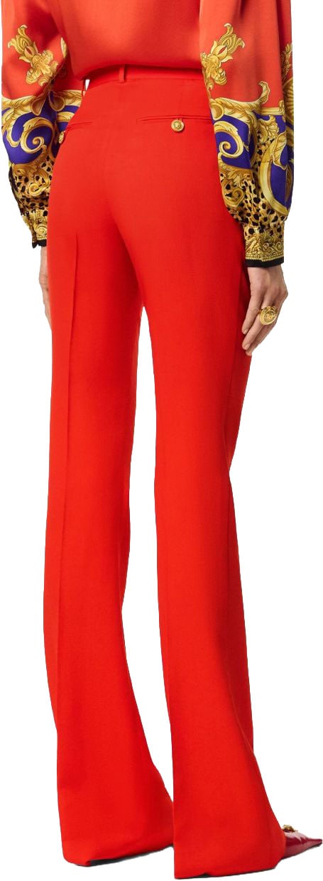 Versace Trousers Red Rood