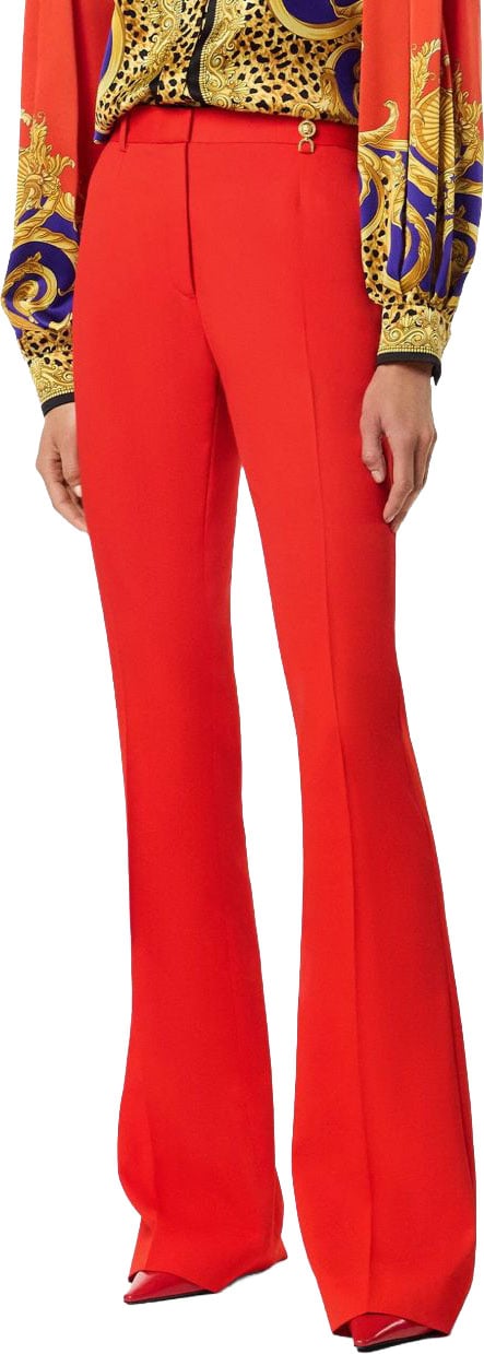 Versace Trousers Red Rood
