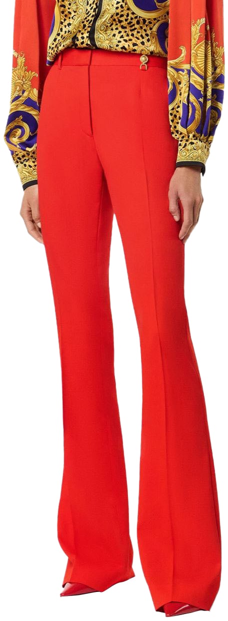 Versace Trousers Red Rood