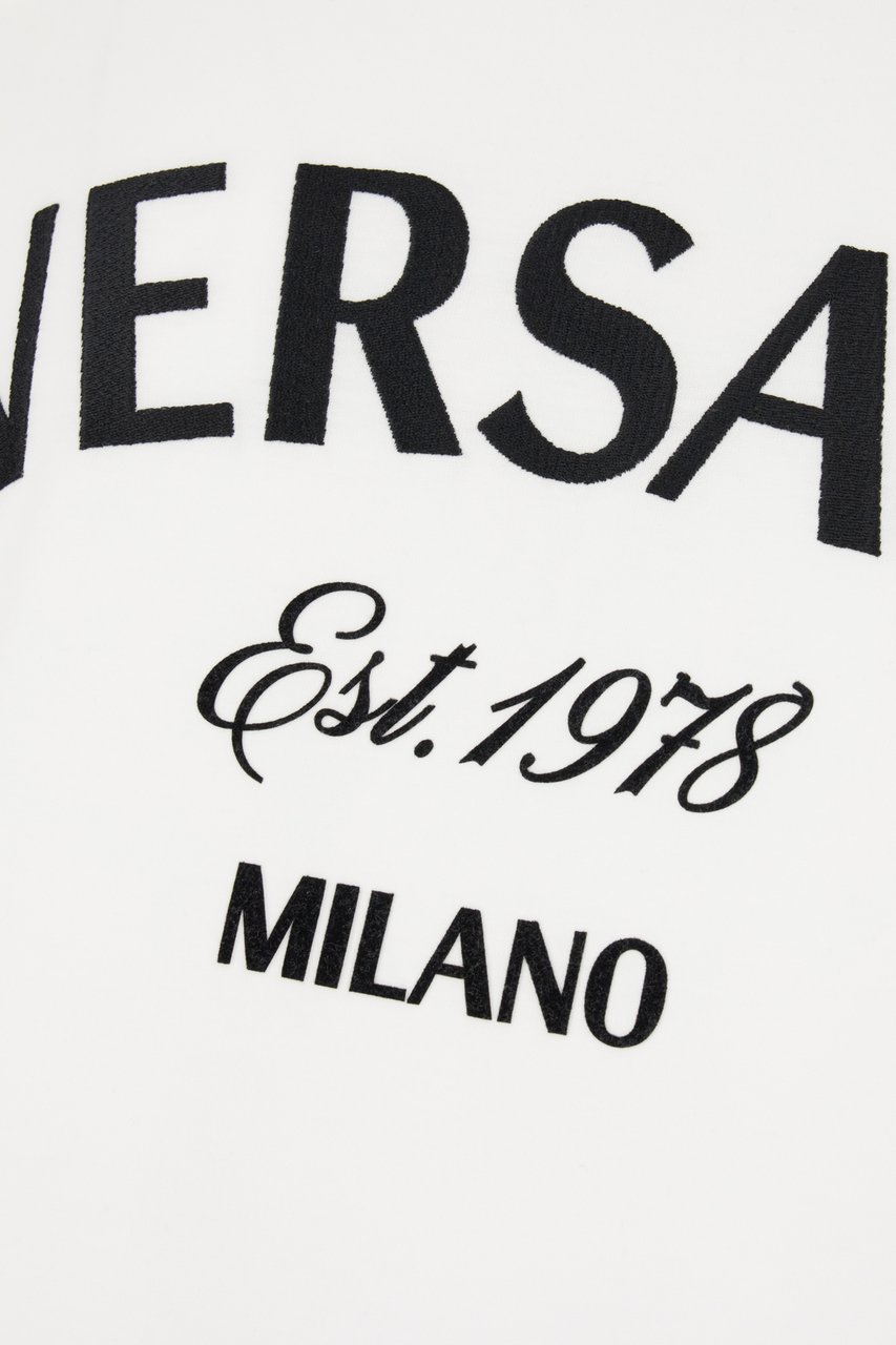 Versace Versace White cotton t-shirt Wit