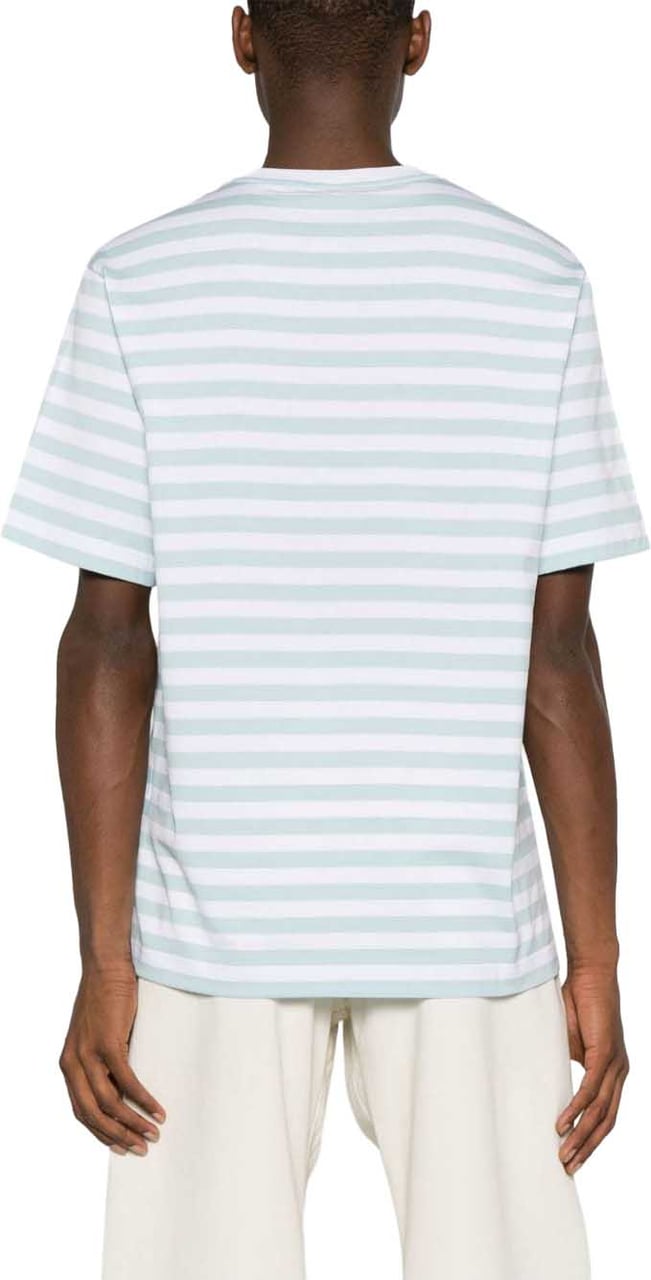 Versace T-Shirts And Polos White/Pale Blue Lichtblauw