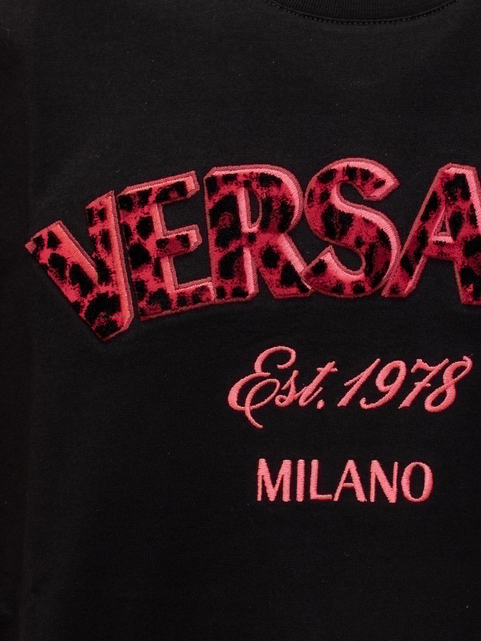 Versace T-Shirt Compact Zwart