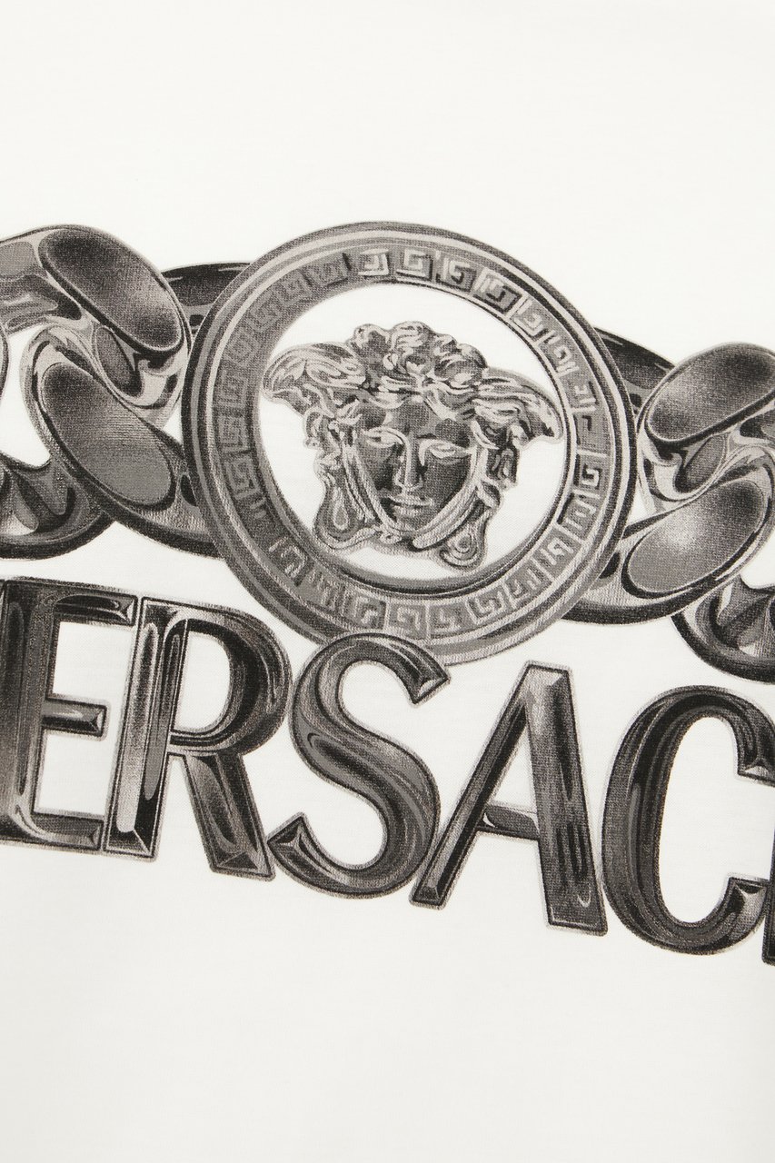 Versace Versace White cotton t-shirt Wit