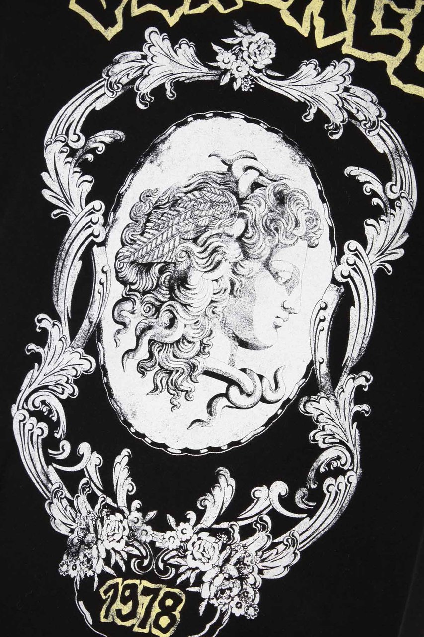 Versace Versace Black cotton t-shirt Zwart