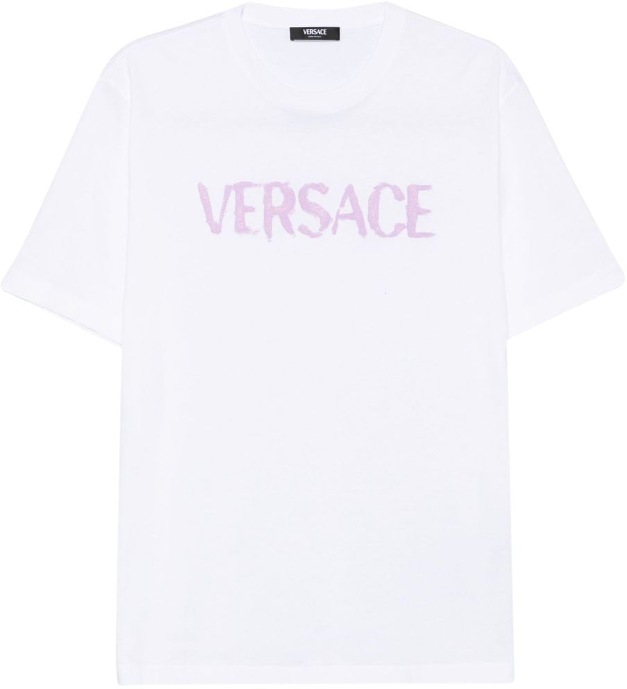 Versace T-Shirts And Polos Optic White Wit