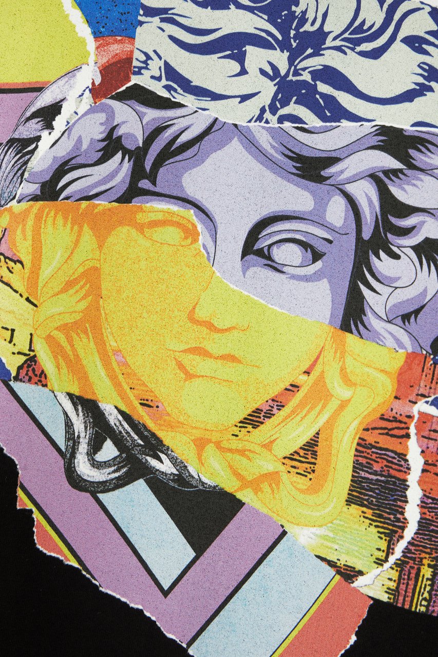 Versace Versace Black cotton t-shirt Zwart