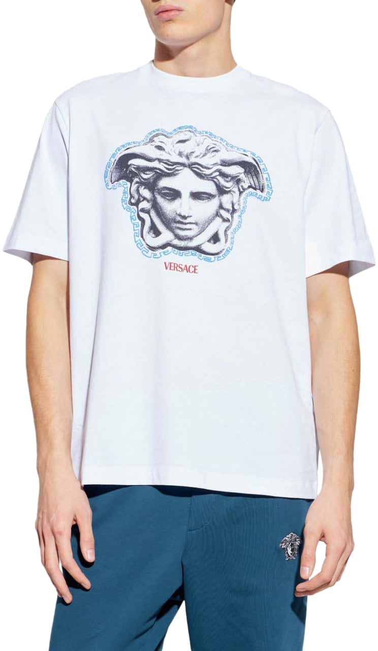 Versace T-Shirts And Polos White Wit
