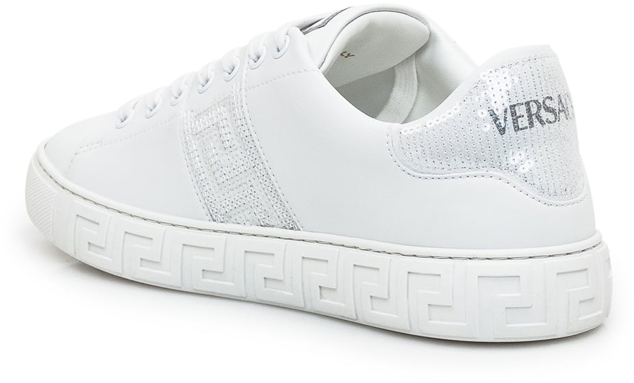 Versace Snekar Greca Wit