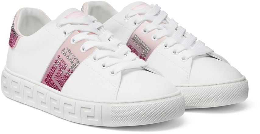 Versace Sneakers White/Pink Wit