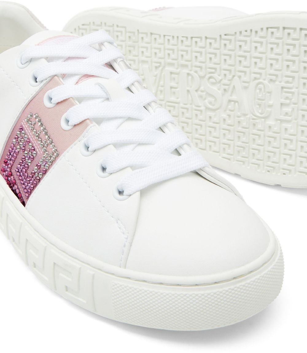 Versace Sneakers White/Pink Wit