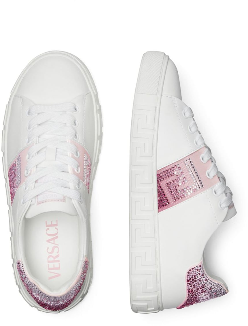 Versace Sneakers White/Pink Wit
