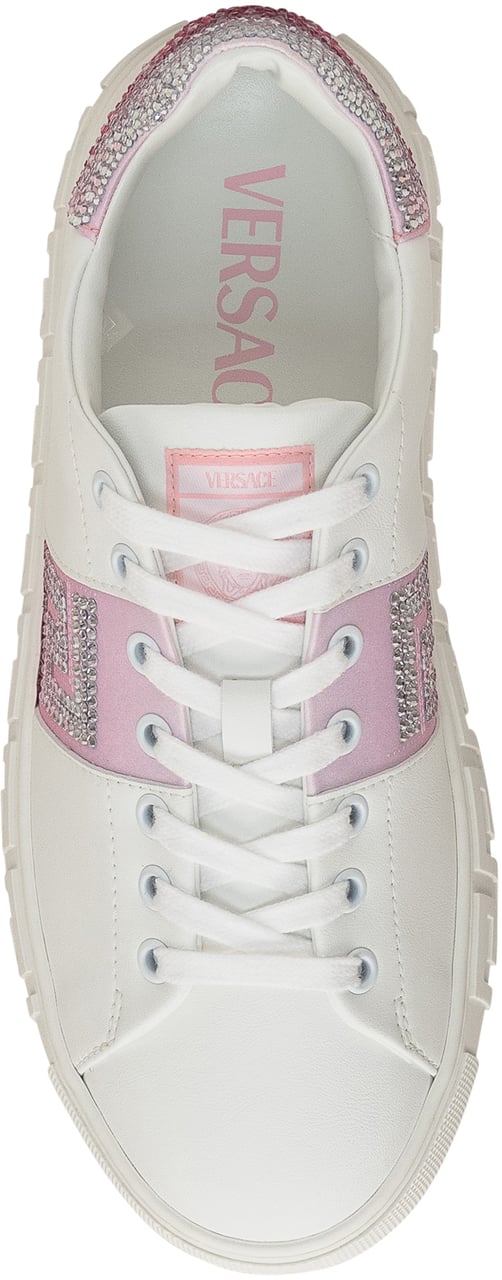 Versace Sneaker Greca con Cristalli Wit