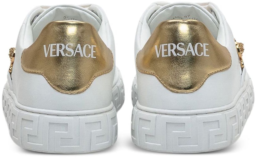 Versace Sneakers White/Gold Wit
