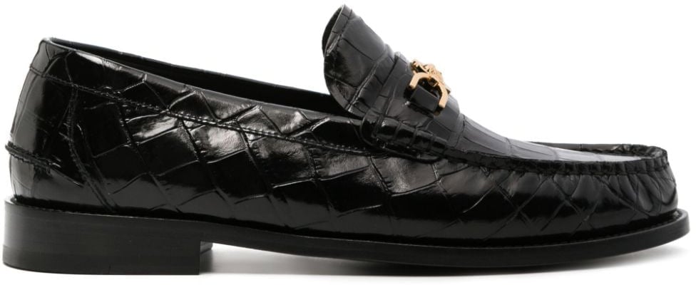 Versace Flat Shoes Black Zwart