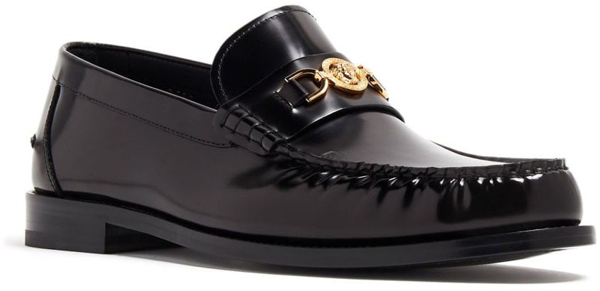 Versace Flat Shoes Black Zwart