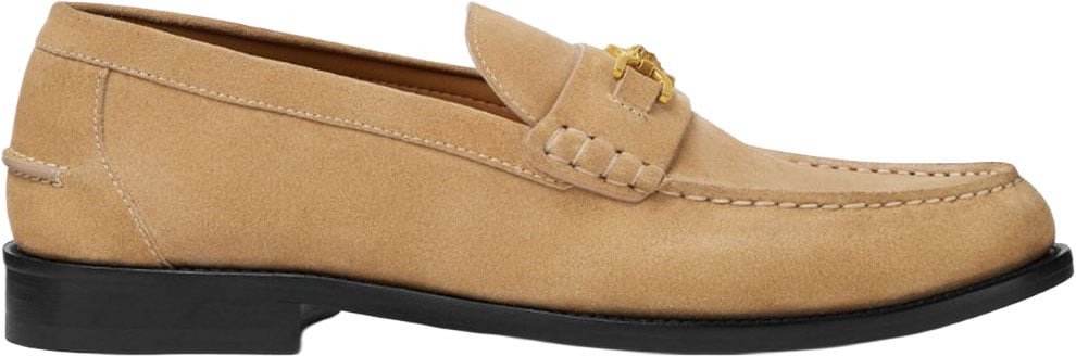 Versace Flat Shoes Biscotto Beige