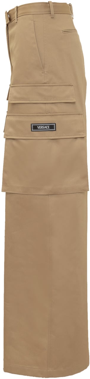 Versace Pantalone Informale Beige