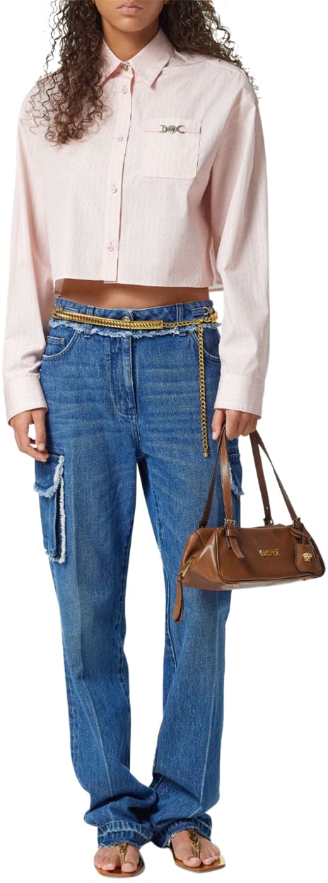 Versace Shirts Pink Roze