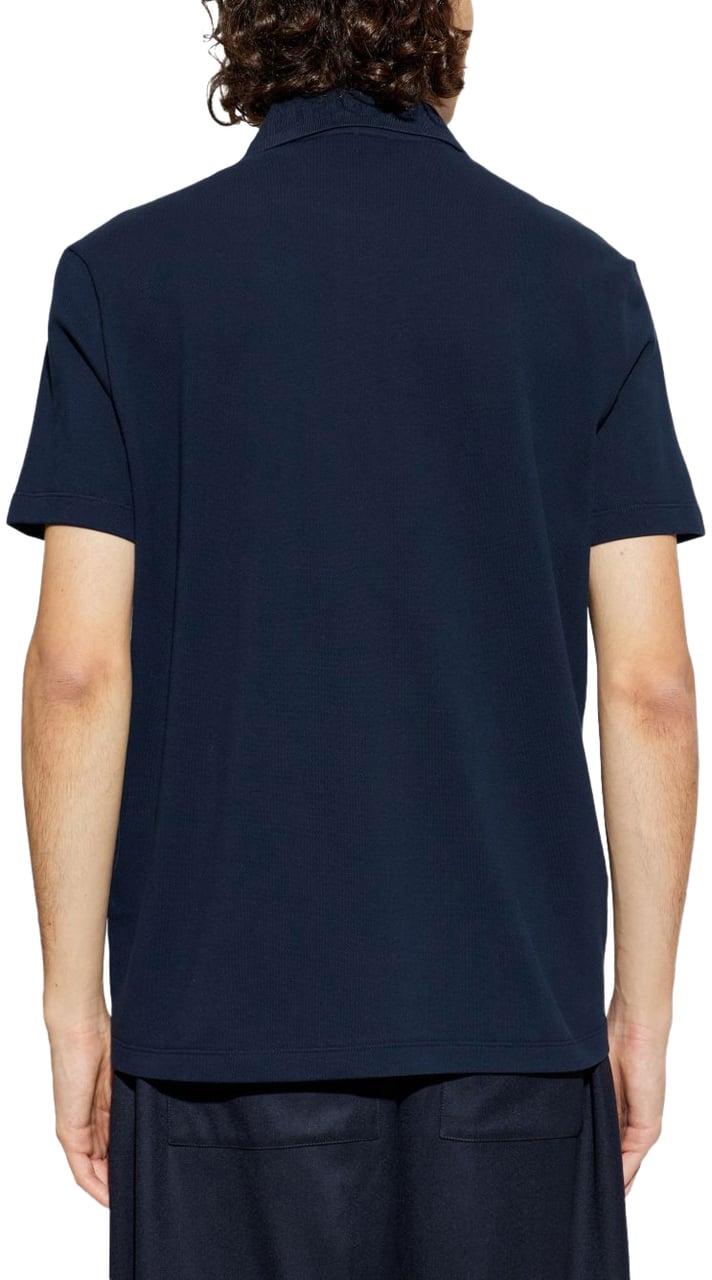 Versace T-Shirts And Polos Blue Blauw