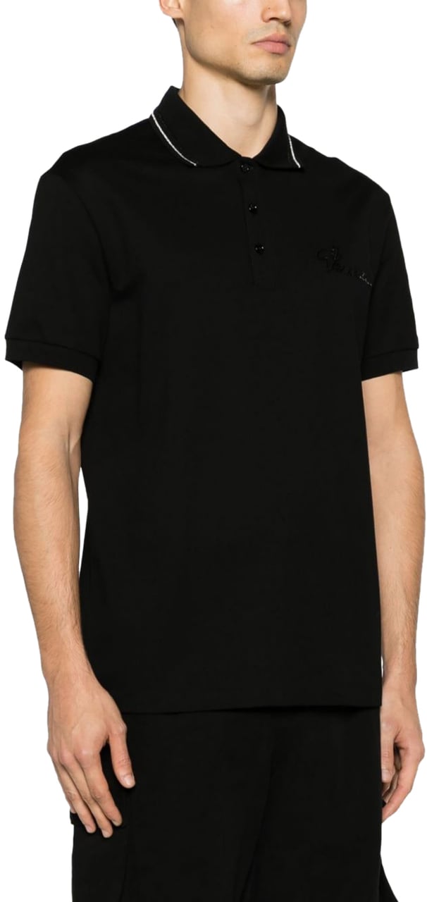 Versace T-Shirts And Polos Black Zwart