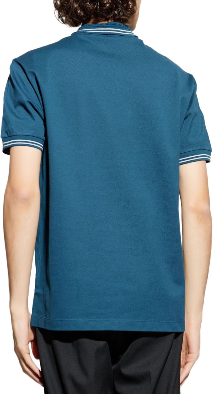 Versace T-Shirts And Polos Petrol Blue Navy