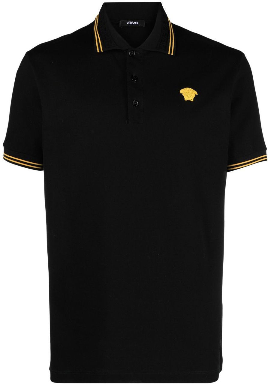 Versace Versace T-shirt E Polo Nero Zwart