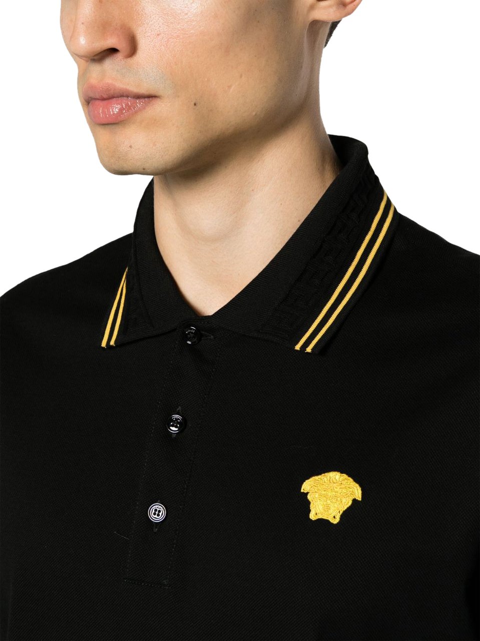 Versace Versace T-shirt E Polo Nero Zwart