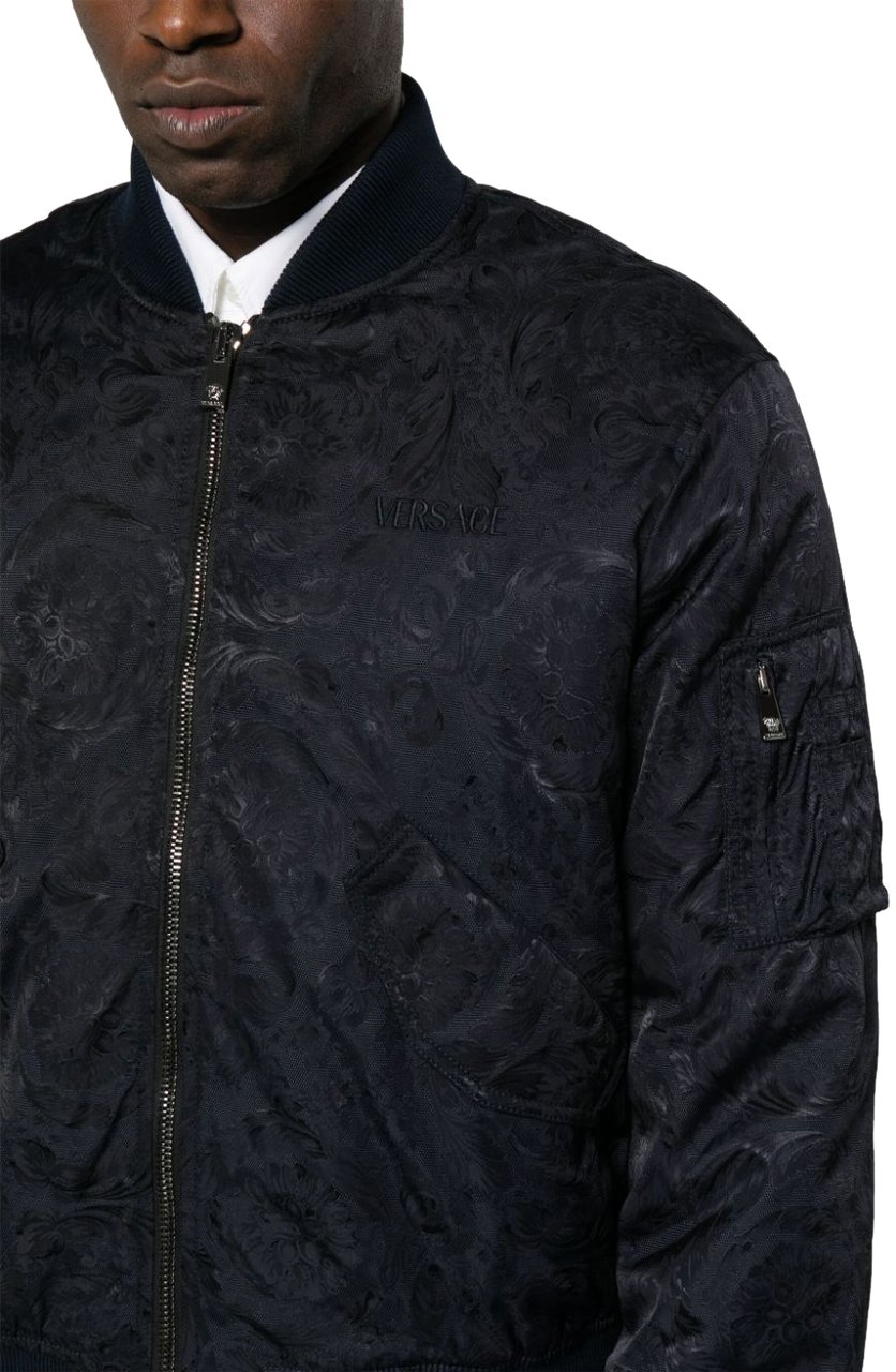 Versace Jackets Blue Blauw