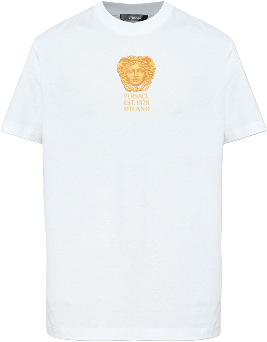 Versace T-Shirts And Polos White Wit
