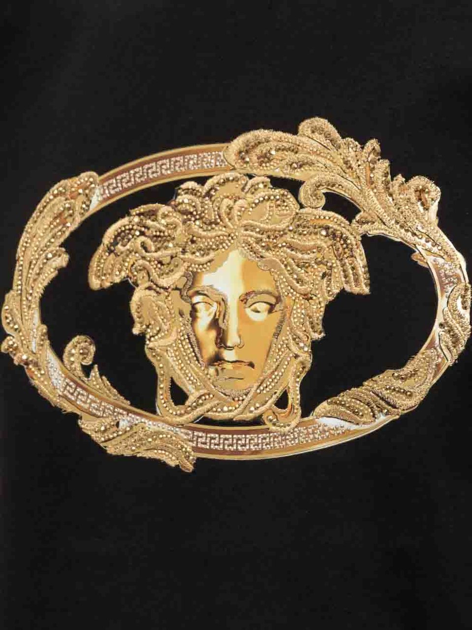 Versace T-Shirts And Polos Black Zwart