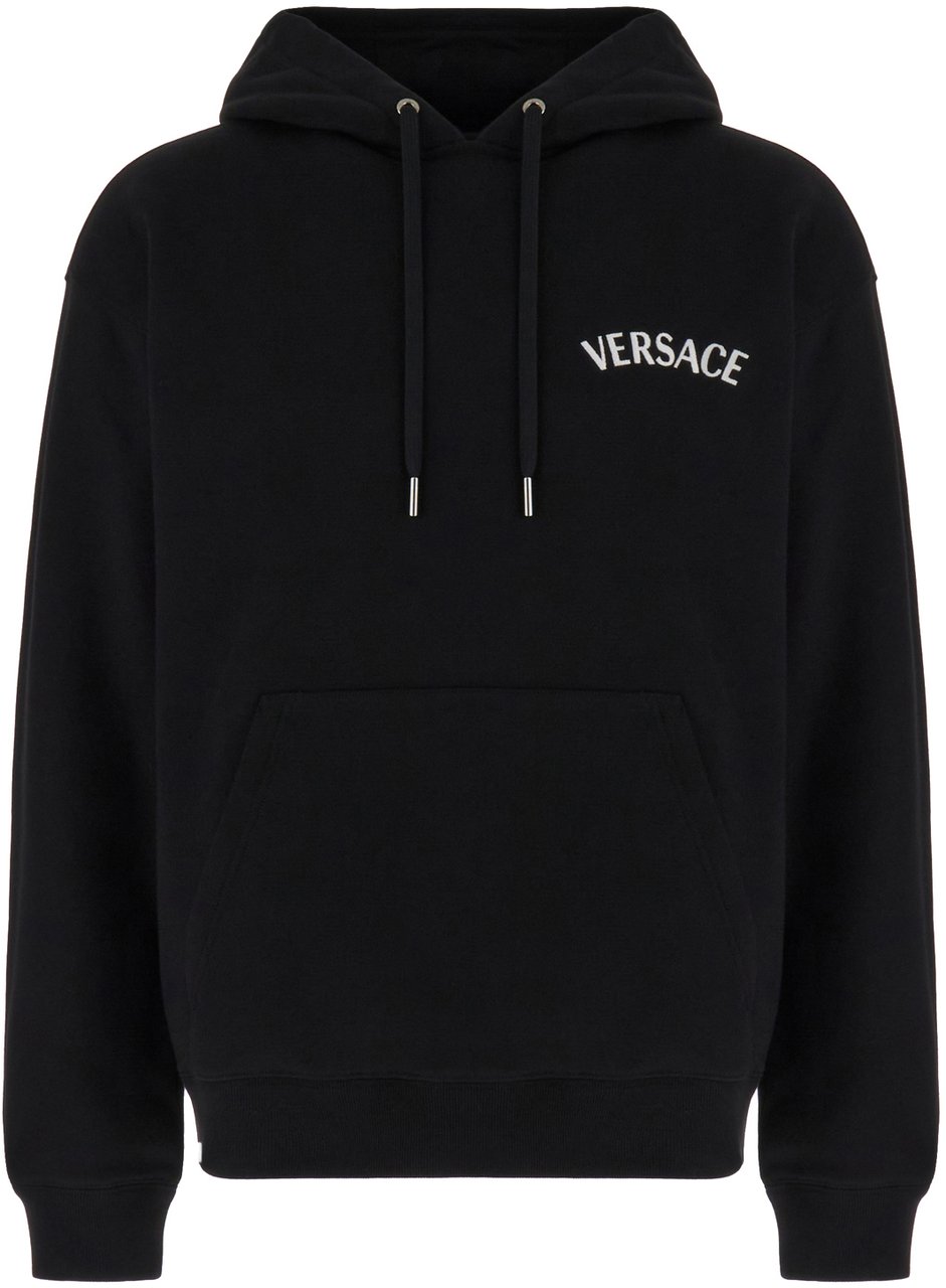 Versace Versace Black cotton sweatshirt Zwart