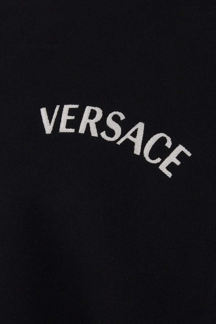 Versace Versace Black cotton sweatshirt Zwart