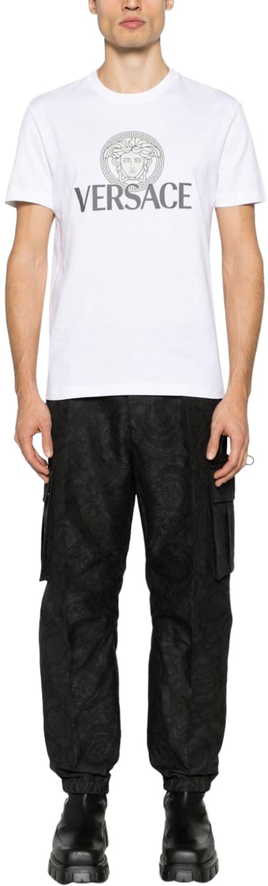 Versace T-Shirts And Polos White Wit