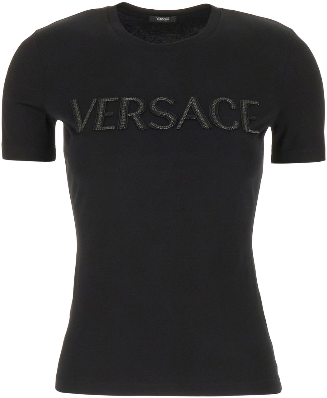 Versace Black cotton t-shirt Zwart
