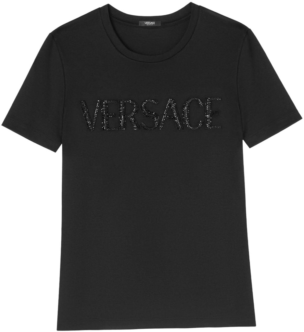 Versace Top Black Zwart