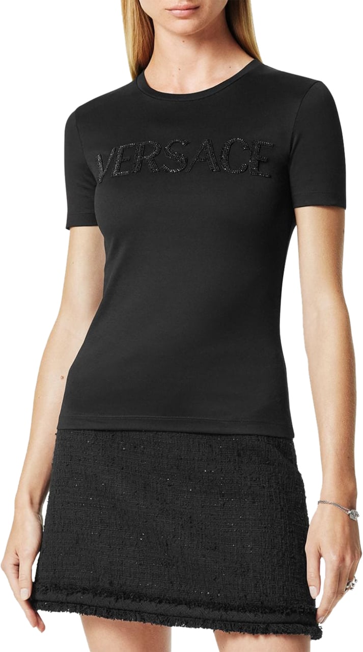 Versace Top Black Zwart