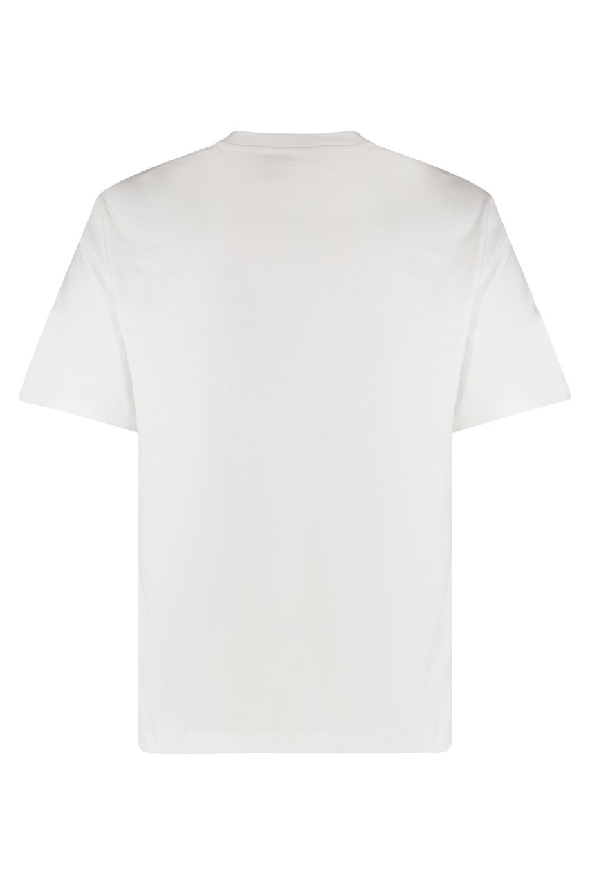 Versace Logo cotton t-shirt Wit