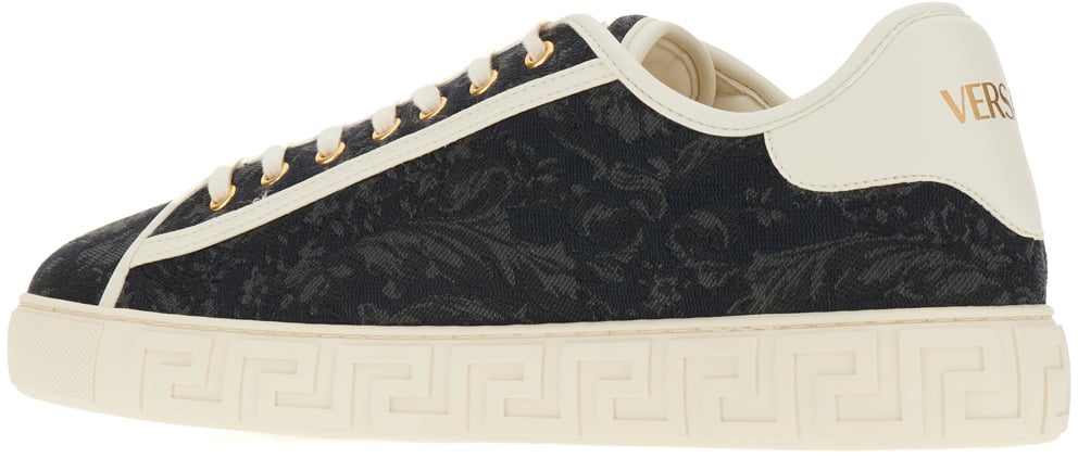 Versace Versace Embroidered nylon brand Barocco Greca sneakers Divers