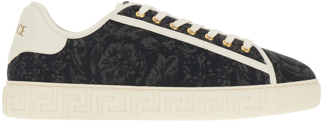 Versace Versace Embroidered nylon brand Barocco Greca sneakers Divers