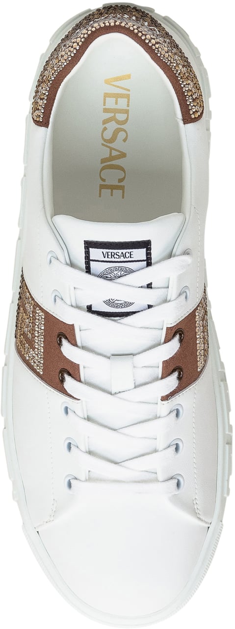 Versace Sneaker con Logo Wit