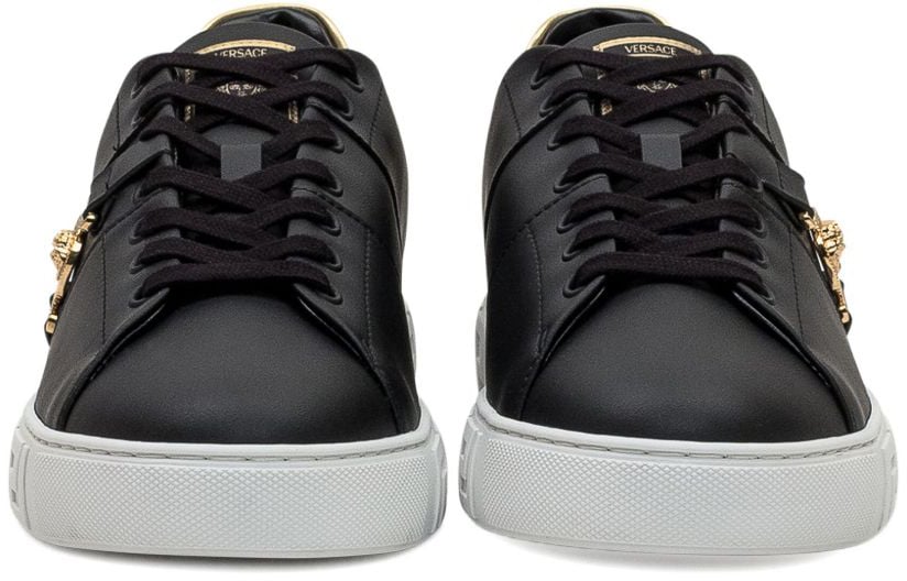 Versace Versace Sneakers Nero E Oro Zwart