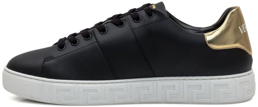 Versace Versace Sneakers Nero E Oro Zwart