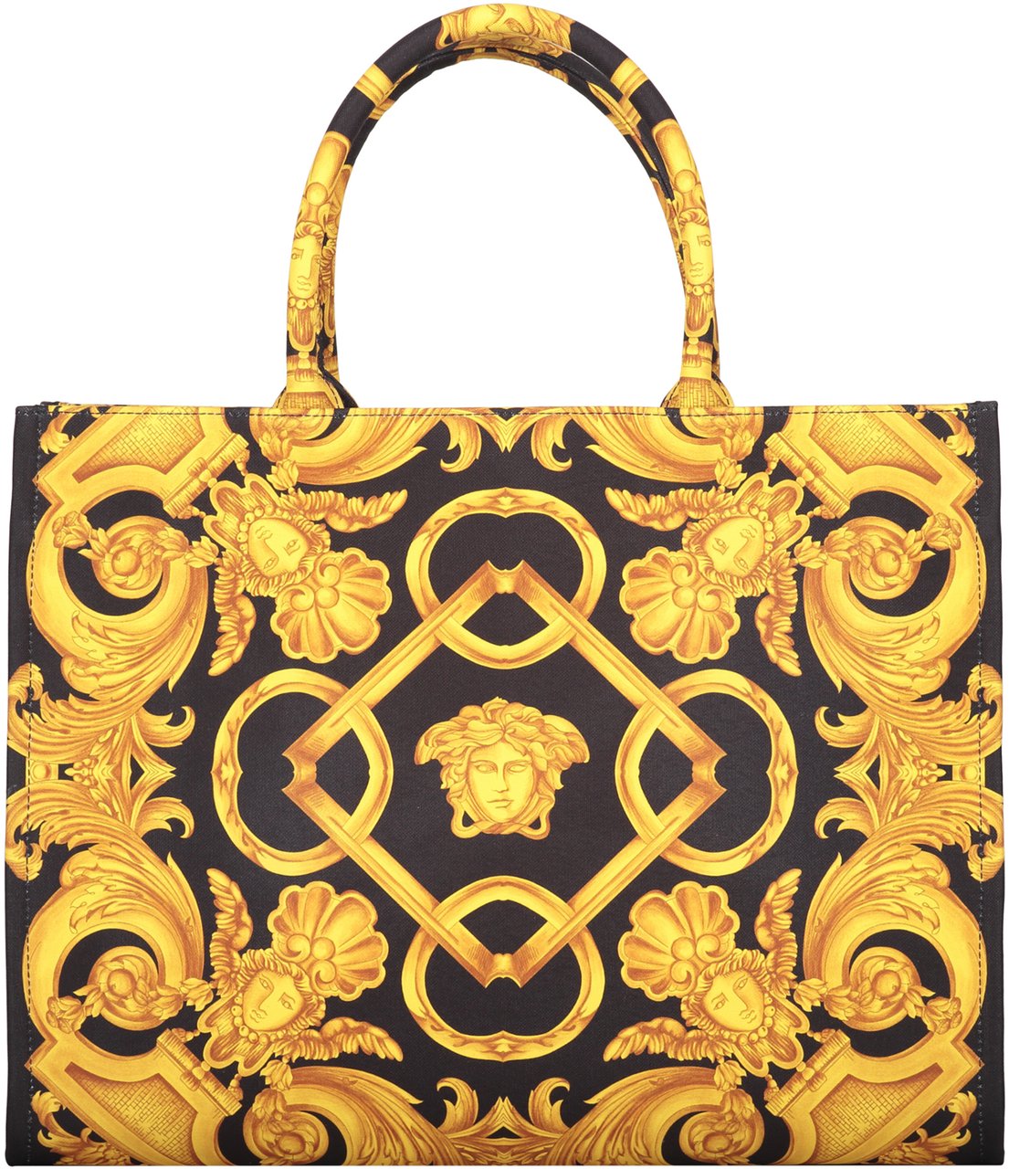 Versace Canvas tote bag Zwart