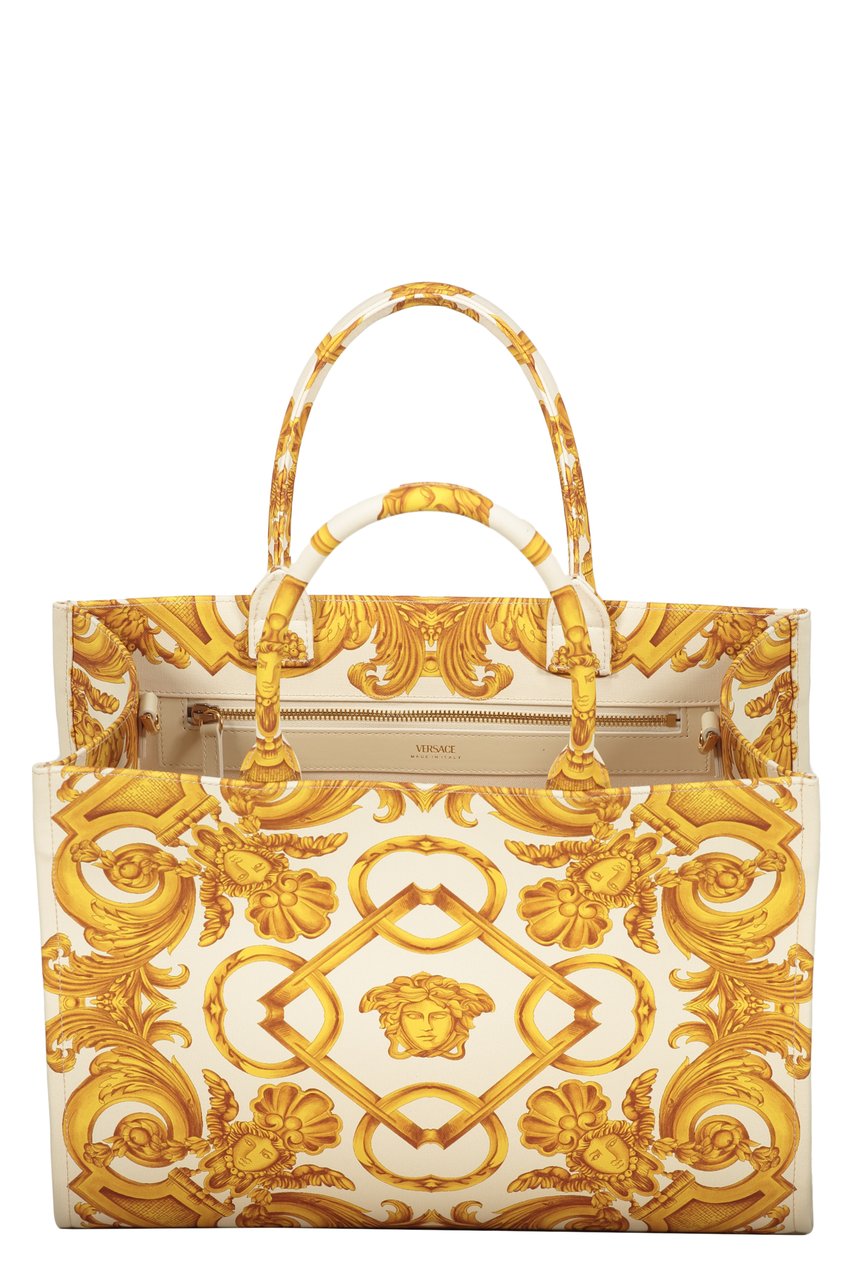 Versace Canvas tote bag Goud