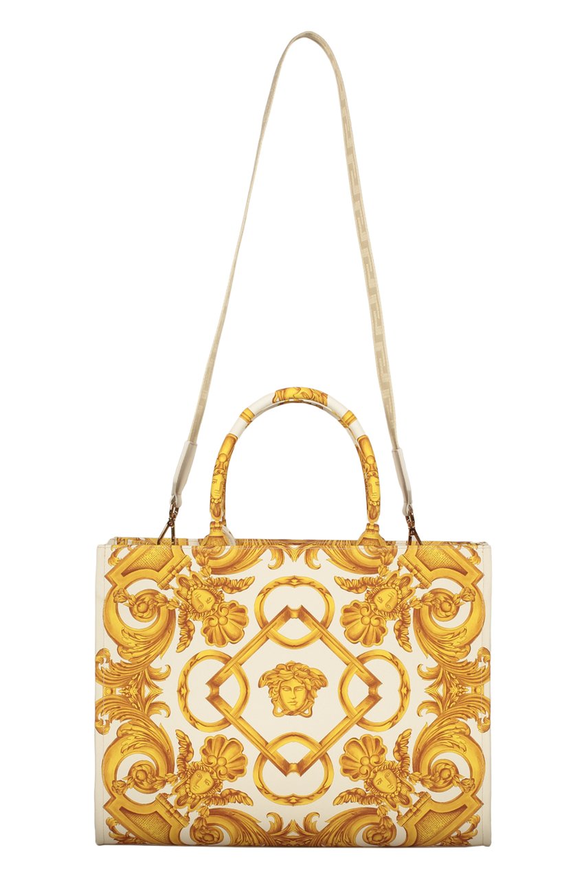 Versace Canvas tote bag Goud