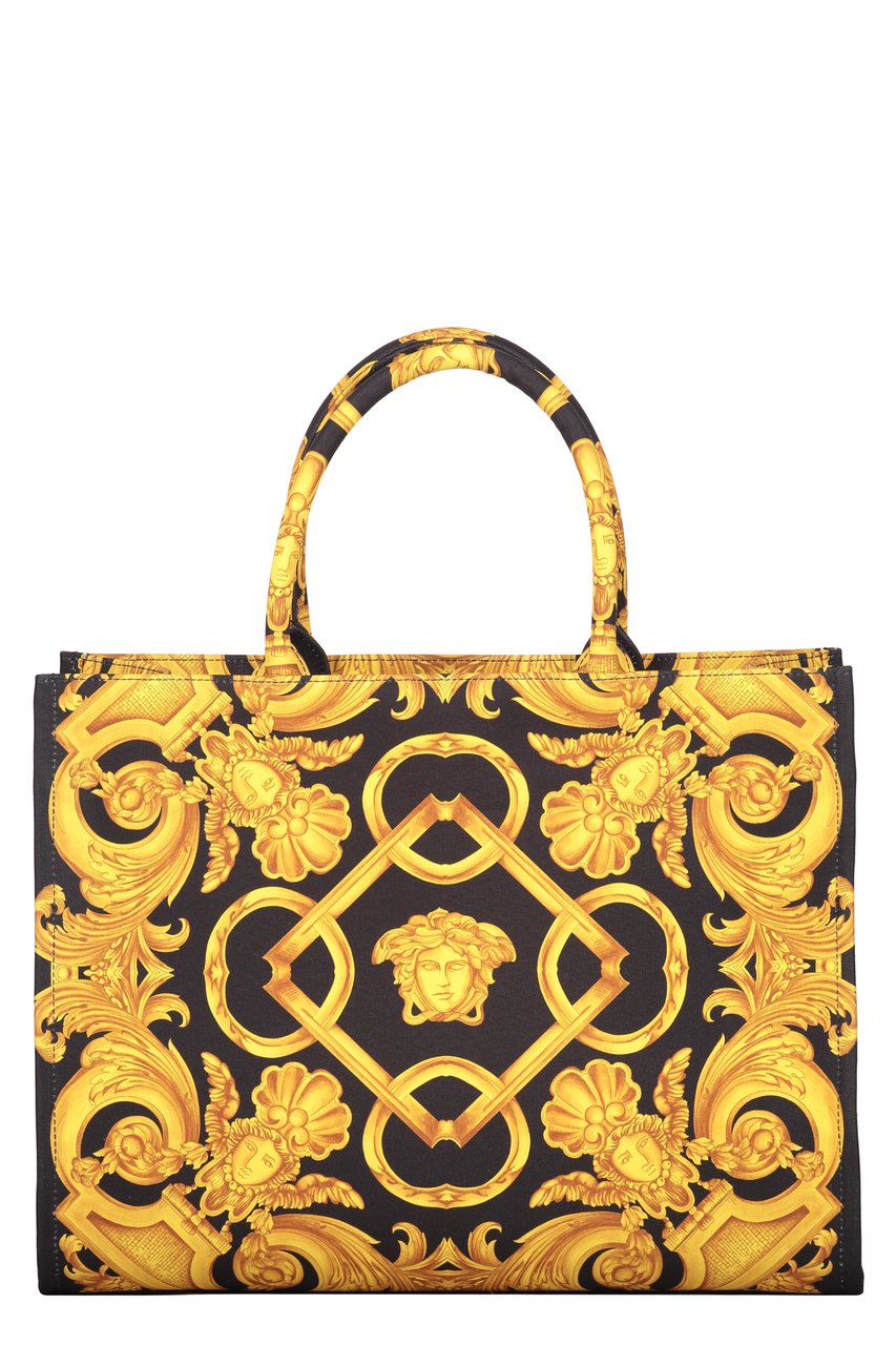 Versace Canvas tote bag Zwart